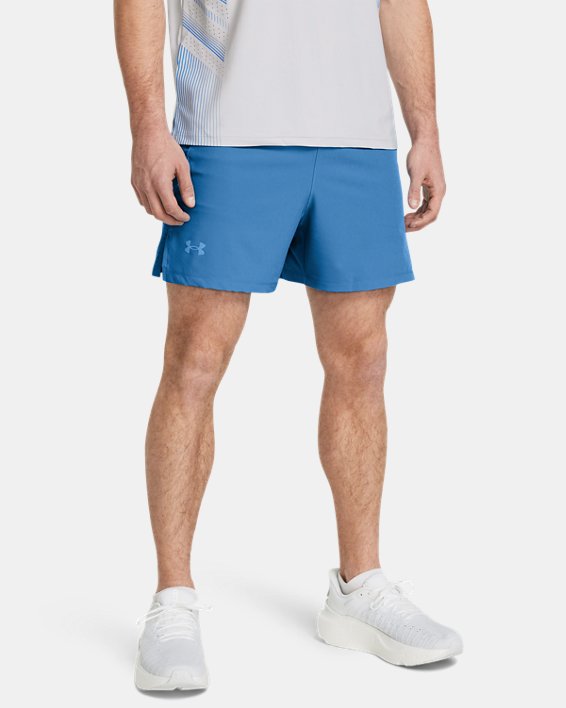 Men's UA Launch Elite 5'' Shorts in Blue image number 0